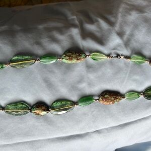 Elegant Green Beaded Necklace